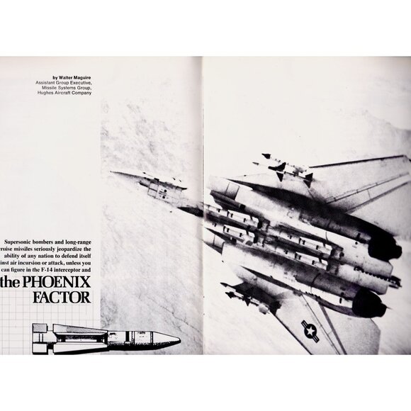 1976 Grumman Aerospace Horizons Vol 12 No 4 – Phoenix Factor, F-14, Composites - Picture 4 of 9